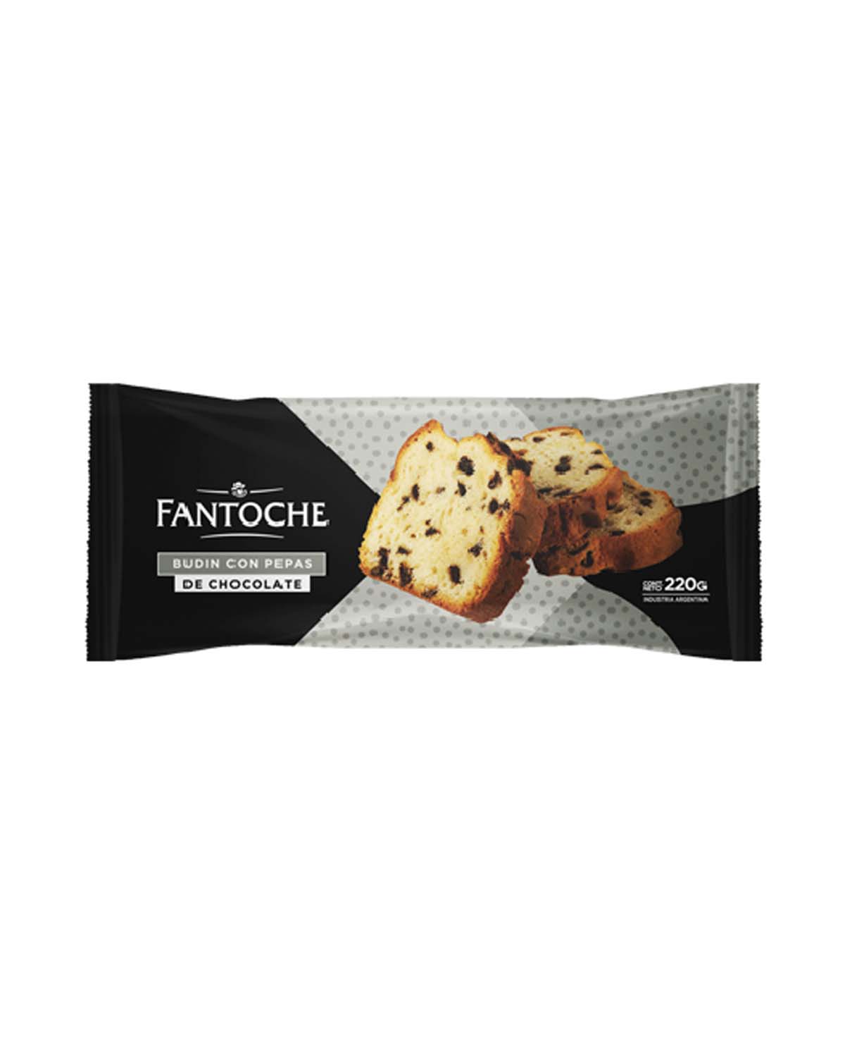 Budin Fantoche con Pepas de Chocolate x 220 Gr